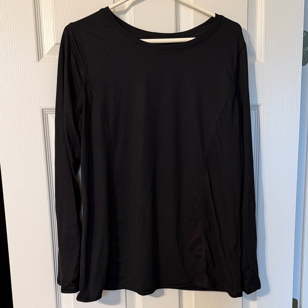 Black long sleeve under scrub shirt